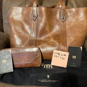 Frye Melissa Shopper and Wallet